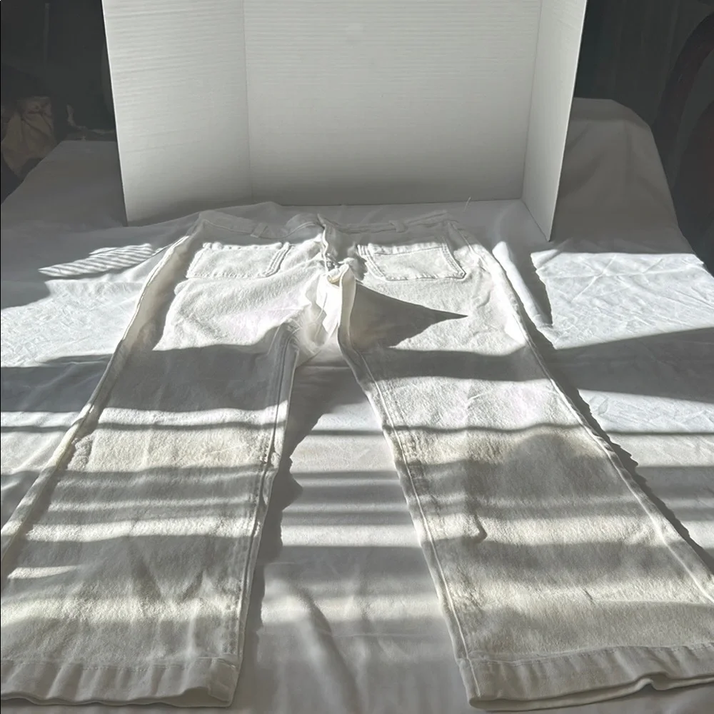 Michael Kors Cream Bootcut Jeans
